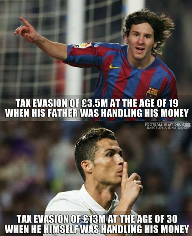 Ronaldo gặp rắc rối trốn thuế, bị chế ảnh mặc áo tù - Ảnh 7.