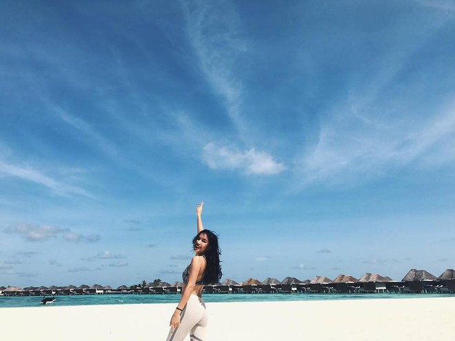 Tưởng đến Maldives nghỉ dưỡng, nào ngờ Châu Bùi được làm gương mặt thương hiệu cho Reebok - Ảnh 10.