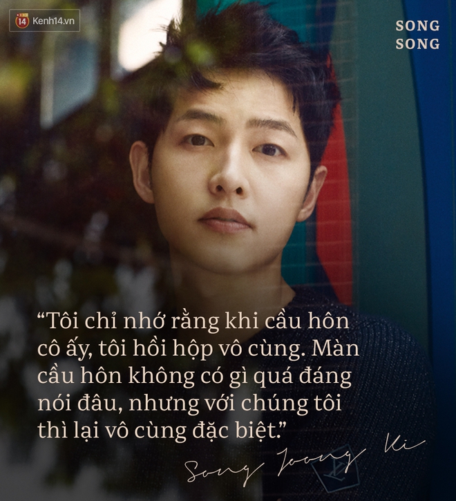 Xem cách Song Joong Ki và Song Hye Kyo tỏ tình mới thấy: Một khi đã yêu, mọi lời nói đều có thể ngôn tình hóa - Ảnh 1.