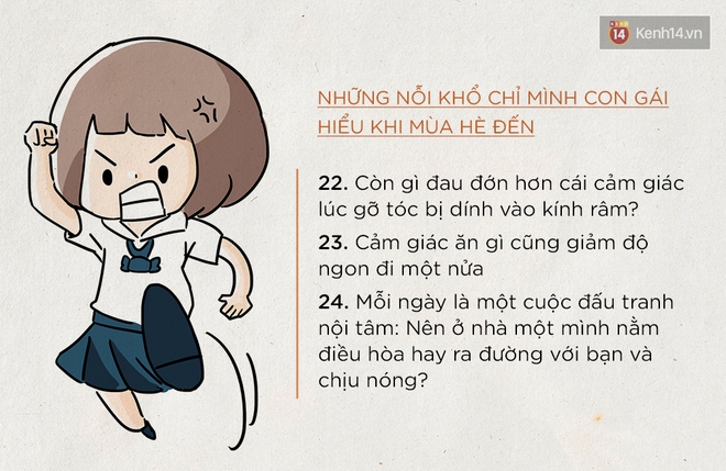 Những nỗi khổ chỉ mình con gái hiểu mỗi khi mùa hè đến - Ảnh 15.