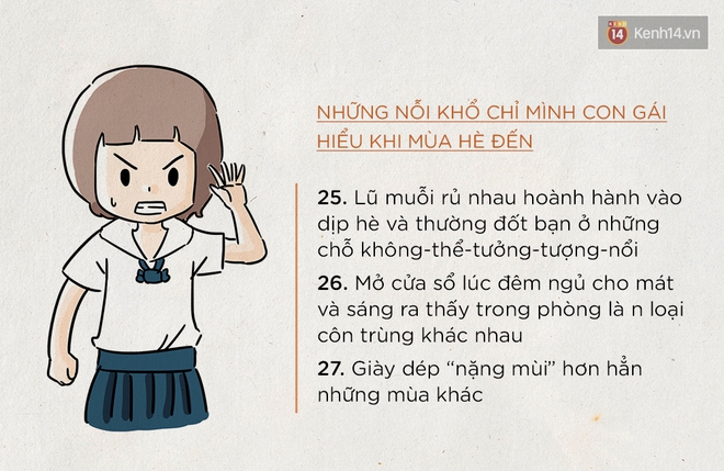 Những nỗi khổ chỉ mình con gái hiểu mỗi khi mùa hè đến - Ảnh 17.