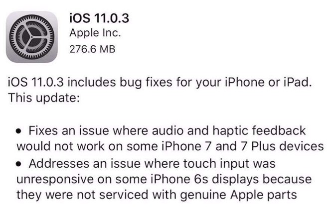 Apple tung ra bản sửa lỗi iOS 11.0.3, nhưng đừng nâng cấp nếu không bạn sẽ hối hận cho xem - Ảnh 2.