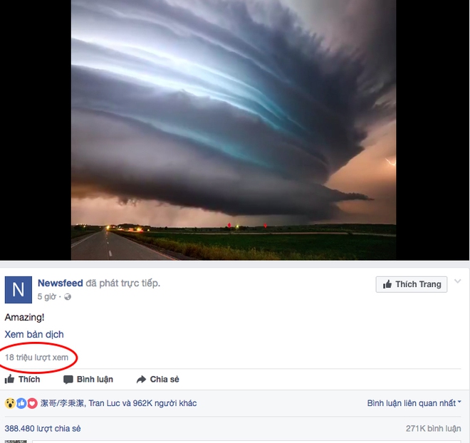 Sự thật về hiện tượng thiên nhiên kinh dị khiến 18 triệu lượt người xem chỉ trong 5 giờ - Ảnh 1.