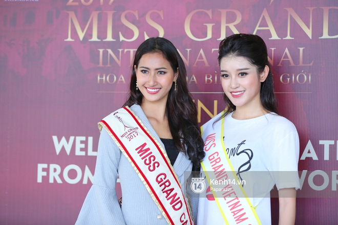 Huyền My đọ sắc c&ugrave;ng Miss Cambodia ở Hoa hậu H&ograve;a b&igrave;nh Thế giới 2017, ai đẹp hơn ai? - Ảnh 7.