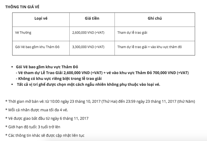 MAMA 2017 ch&iacute;nh thức c&ocirc;ng bố gi&aacute; v&eacute;, sơ đồ tại Việt Nam: Fan s&ocirc;i sục v&igrave; c&oacute; thể v&agrave;o tận khu vực thảm đỏ - Ảnh 4.