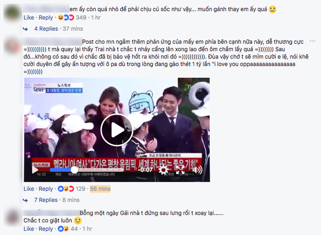 Clip hot nhất h&ocirc;m nay: Phản ứng hiếm hoi của Đệ nhất Phu nh&acirc;n Mỹ khi thấy nh&oacute;m fangirl x&uacute;c động v&igrave; nam thần Minho - Ảnh 10.