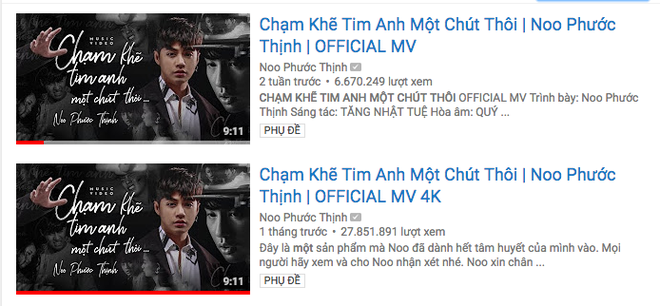 MV vi phạm bản quyền của Noo Phước Thịnh bất ngờ hồi sinh sau hơn 2 tuần bị Youtube gỡ bỏ - Ảnh 2.