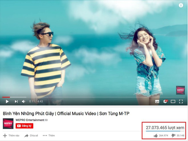 Bảng xếp hạng MV Vpop 2017 bị dislike nhiều nhất 2017 gọi tên... Chi Pu, chứ không phải Sơn Tùng - Ảnh 15.