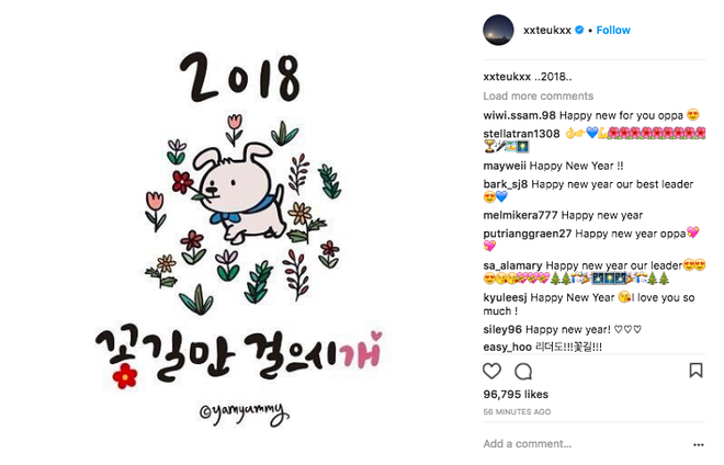Sao Hàn mừng năm mới 2018: Vợ chồng Song Song rạng rỡ, Big Bang, Wanna One bận rộn đi diễn, Jessica sang hẳn Trung Quốc - Ảnh 41.