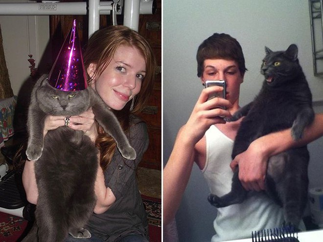 16 ch&uacute; m&egrave;o gh&eacute;t cay gh&eacute;t đắng việc selfie c&ugrave;ng chủ nh&acirc;n - Ảnh 9.