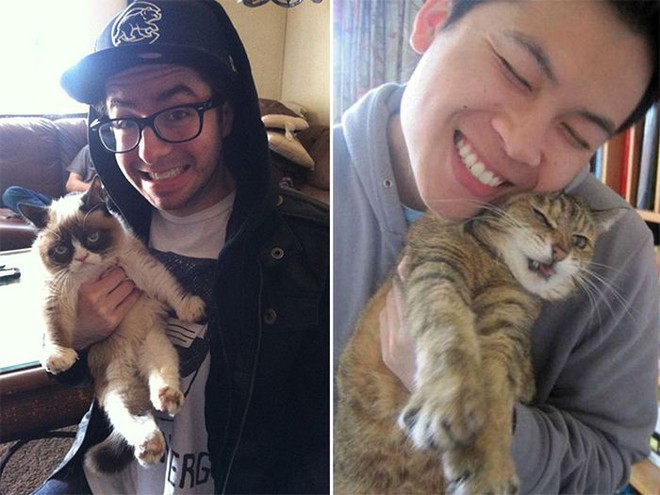 16 ch&uacute; m&egrave;o gh&eacute;t cay gh&eacute;t đắng việc selfie c&ugrave;ng chủ nh&acirc;n - Ảnh 17.