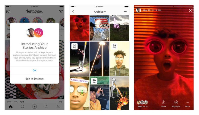 Instagram lại copy gần giống Snapchat, cho phép tự lưu Stories về để đăng lại - Ảnh 1.