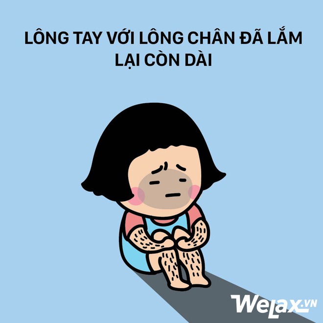 Con gái khổ nhất là trán rộng như sân bay, lông tay đã lắm lại còn dài! - Ảnh 1.