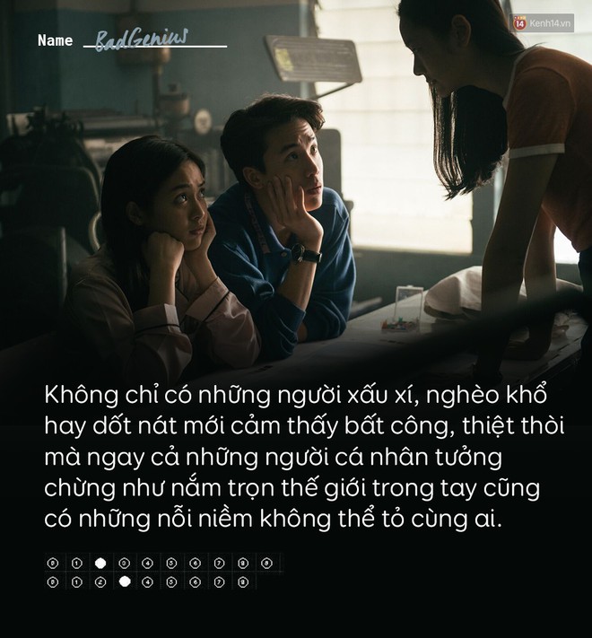 Bad Genius: Câu chuyện về tuổi trẻ, về những sự lựa chọn trong đời và cả những lần đánh mất bản thân mình - Ảnh 3.