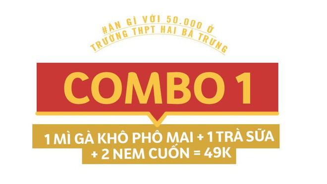 Ăn gì với 50k ở trường THPT Hai Bà Trưng - Hà Nội? - Ảnh 2.