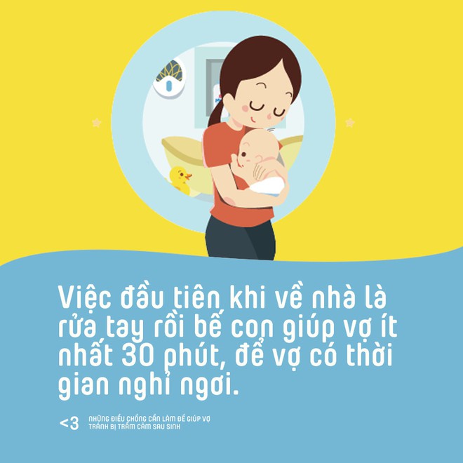 Những điều chồng cần làm để giúp vợ phòng tránh bị trầm cảm sau sinh - Ảnh 3.