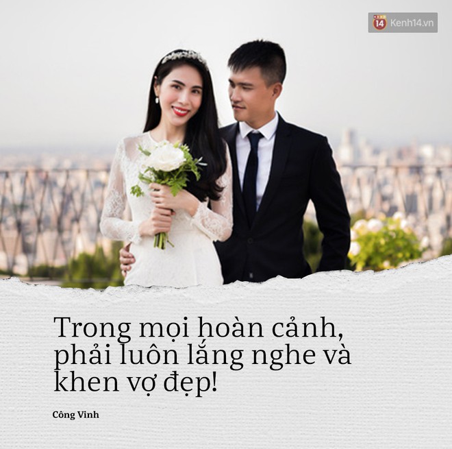 Công Vinh: Người khác nghĩ gì đừng quan tâm, trong mọi hoàn cảnh mình phải khen vợ đẹp! - Ảnh 1.