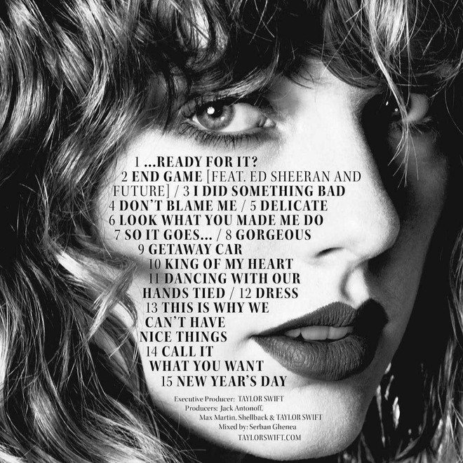 HOT: Album Reputation đ&atilde; được Chị Rắn tung ra rồi đ&acirc;y! - Ảnh 2.