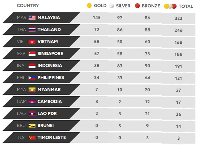 Việt Nam giành 58 HC vàng, xếp thứ 3 toàn đoàn tại SEA Games 29 - Ảnh 2.