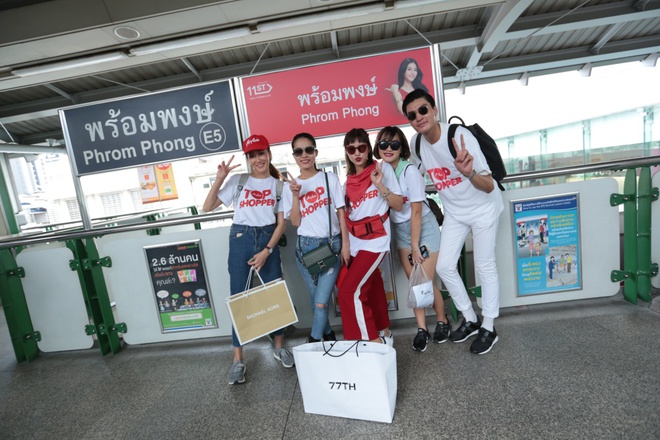Salim, Quang Đại vừa c&oacute; m&agrave;n thi mua sắm xuất sắc với loạt hot face c&aacute;c nước tại Th&aacute;i Lan - Ảnh 10.