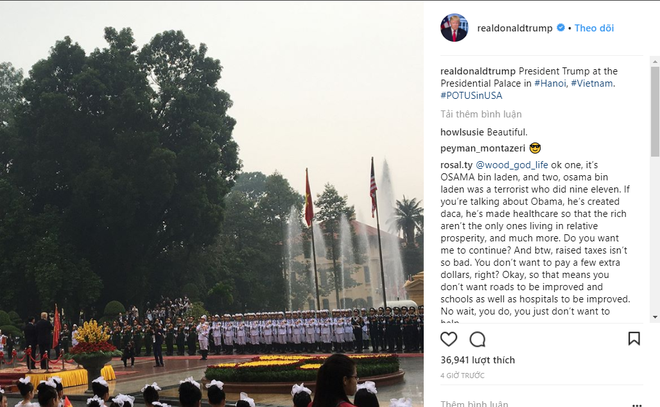 Tài khoản Instagram của Tổng thống Donald J. Trump cập nhật hình ảnh Phủ chủ tịch vào sáng ngày hôm nay - Ảnh 2.