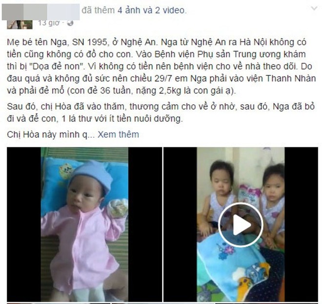 Bé gái hơn 10 ngày tuổi bị bỏ rơi ở Hà Nội và lá thư đẫm nước mắt của người mẹ - Ảnh 1.