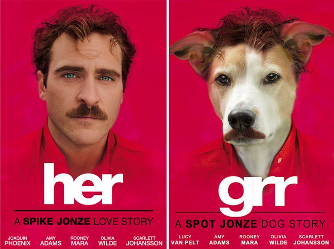 Ghen tị với chú chó dễ thương xuất hiện trong cả tá poster phim nổi tiếng nhờ Photoshop - Ảnh 10.