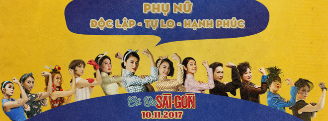 Nữ diễn viên Cô Ba Sài Gòn từ già đến trẻ đồng loạt gồng tay thể hiện tinh thần nữ quyền nhân tháng Phụ nữ - Ảnh 1.