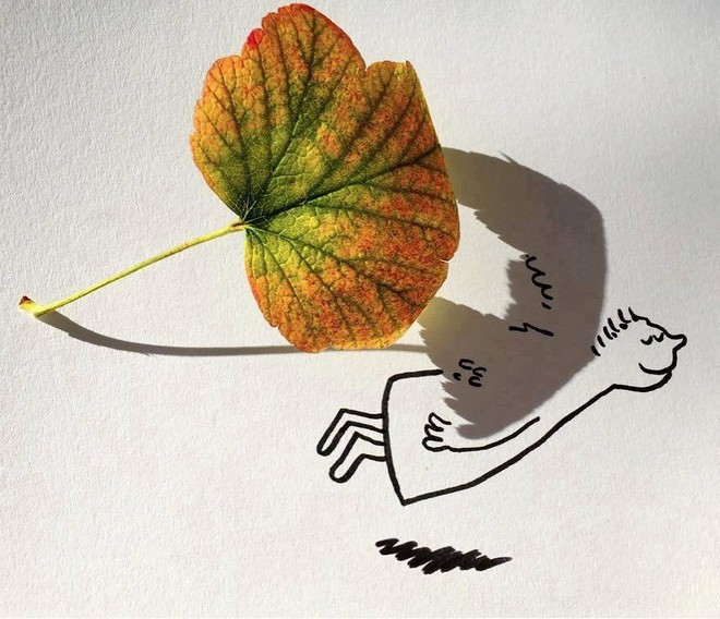 Tuyển tập những bức tranh s&aacute;ng tạo được vẽ từ b&oacute;ng r&acirc;m - Ảnh 13.