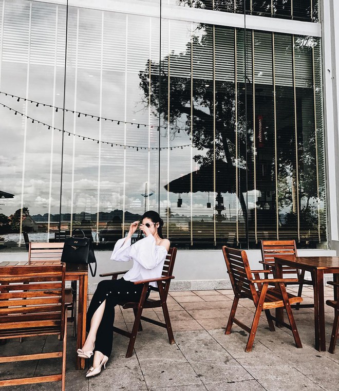 Sinh ra đ&atilde; đẹp, Dương T&uacute; Anh chỉ mặc to&agrave;n đồ đen-trắng cũng kh&iacute; chất hơn người - Ảnh 5.