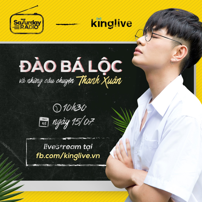 Không chỉ âm nhạc, Đào Bá Lộc còn mang cả Thanh xuân đến Saturday Radio - Ảnh 2.