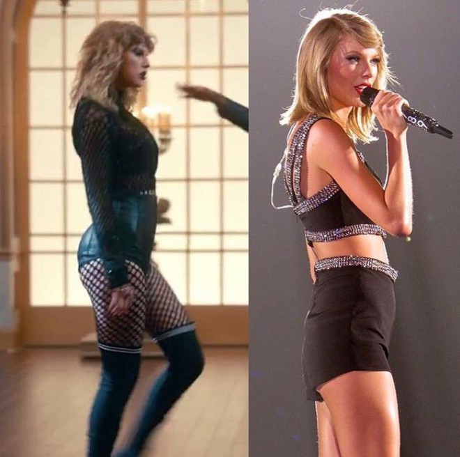 Taylor Swift tạo dáng gợi cảm khoe vòng 3 nở nang, đôi gò bồng đảo căng đầy sau tin đồn thẩm mỹ - Ảnh 2.