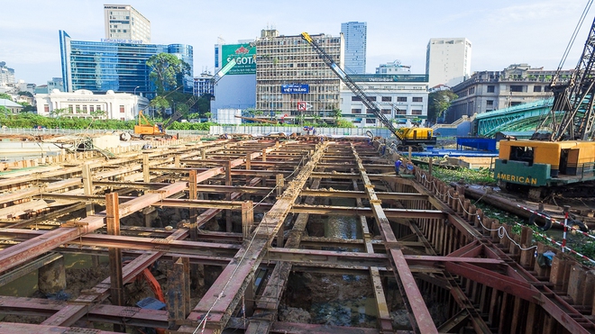 Nhìn từ trên cao công trình chống ngập 10.000 tỷ đang dần thành hình ở Sài Gòn - Ảnh 5.