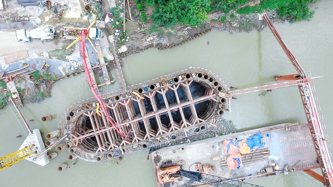 Nhìn từ trên cao công trình chống ngập 10.000 tỷ đang dần thành hình ở Sài Gòn - Ảnh 11.