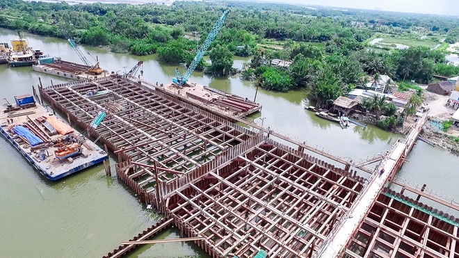 Nhìn từ trên cao công trình chống ngập 10.000 tỷ đang dần thành hình ở Sài Gòn - Ảnh 8.