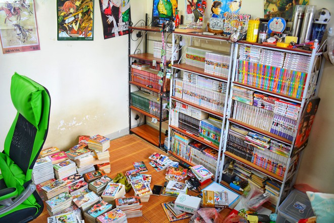 Thanh niên nhịn ăn sáng suốt 16 năm để mua hơn 6000 quyển truyện tranh - Ảnh 4.