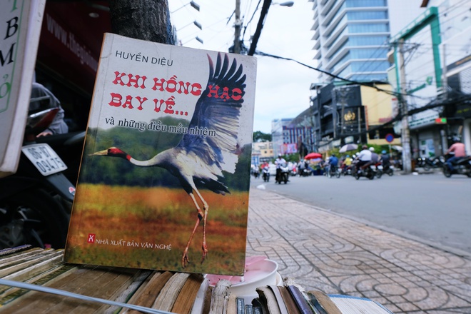 Chồng sách cũ của bà Bông trên vỉa hè Sài Gòn: Bán sách để được đọc mỗi ngày mà không tốn tiền - Ảnh 4.