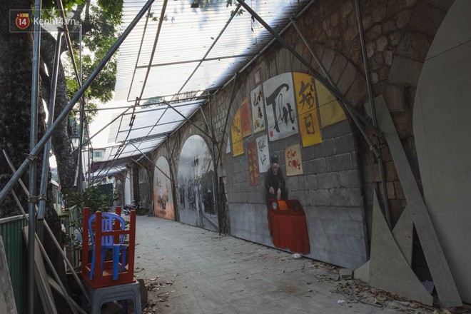 Hà Nội: Dự án bích họa trên phố Phùng Hưng bị đắp chiếu, biến thành bãi gửi xe bất đắc dĩ sau 1 tháng triển khai - Ảnh 3.