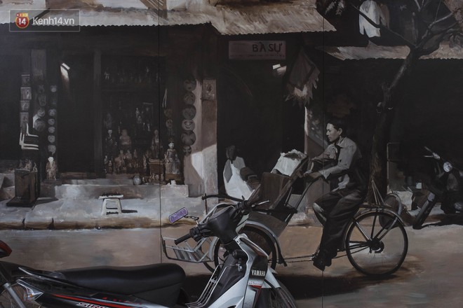 Hà Nội: Dự án bích họa trên phố Phùng Hưng bị đắp chiếu, biến thành bãi gửi xe bất đắc dĩ sau 1 tháng triển khai - Ảnh 11.