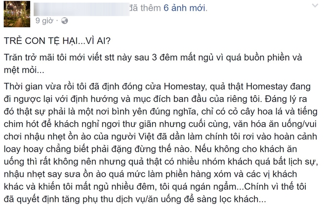 Nh&oacute;m học sinh lớp 9 xin lỗi c&ocirc; chủ homestay ở Vũng T&agrave;u sau khi nhậu say, đập ph&aacute; t&agrave;i sản giữa đ&ecirc;m - Ảnh 1.