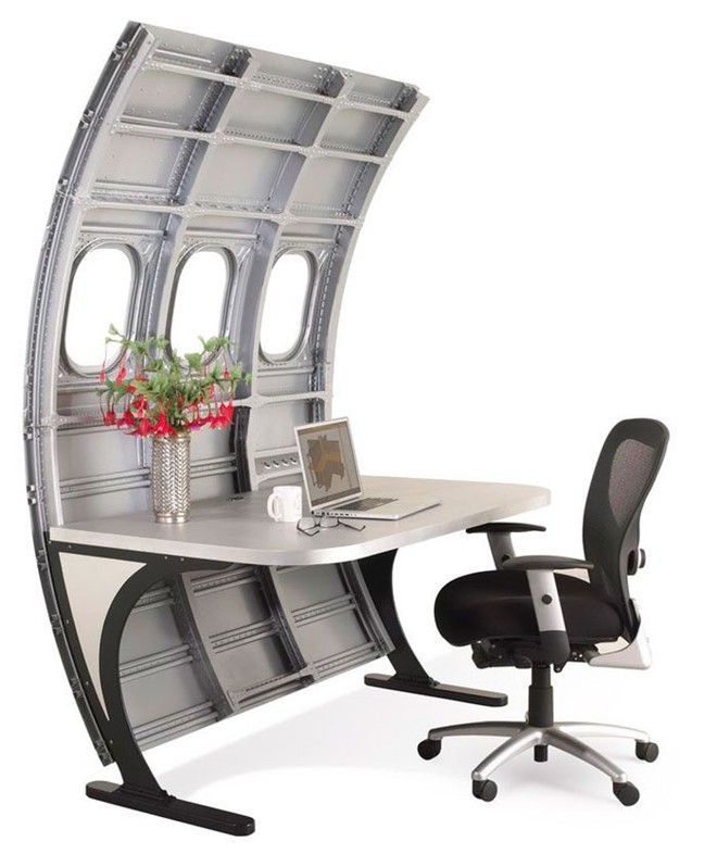 Chi&ecirc;m ngưỡng 20 m&oacute;n đồ nội thất ấn tượng được t&aacute;i chế từ m&aacute;y bay hỏng - Ảnh 11.
