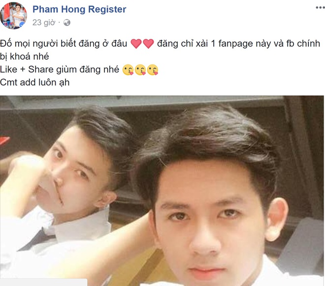 Hotboy cầm cờ trường Phan Đình Phùng lộ ảnh thời cấp 2, xuất hiện loạt tài khoản mạo danh trên Facebook - Ảnh 6.