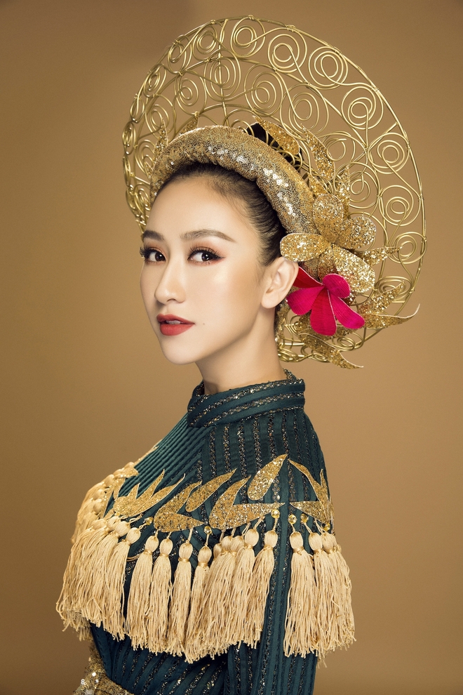 Hé lộ trang phục nữ chiến binh kì công của Hà Thu tại Miss Earth 2017 - Ảnh 4.