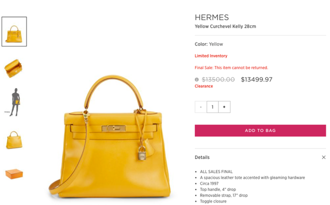 Lần đầu tiên túi Hermes Birkin và Kelly được bán giảm giá, mà lại còn giảm hẳn 0.03 USD! - Ảnh 2.