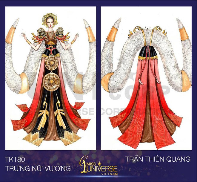 12 bản phác thảo trang phục hút ngàn like, được mong hiện thực hóa ngay tại Hoa Hậu Hoàn vũ - Ảnh 6.