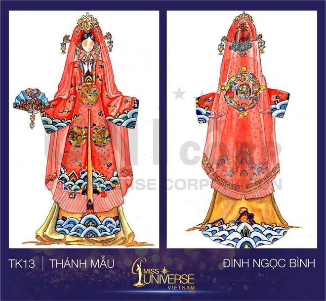 12 bản phác thảo trang phục hút ngàn like, được mong hiện thực hóa ngay tại Hoa Hậu Hoàn vũ - Ảnh 9.