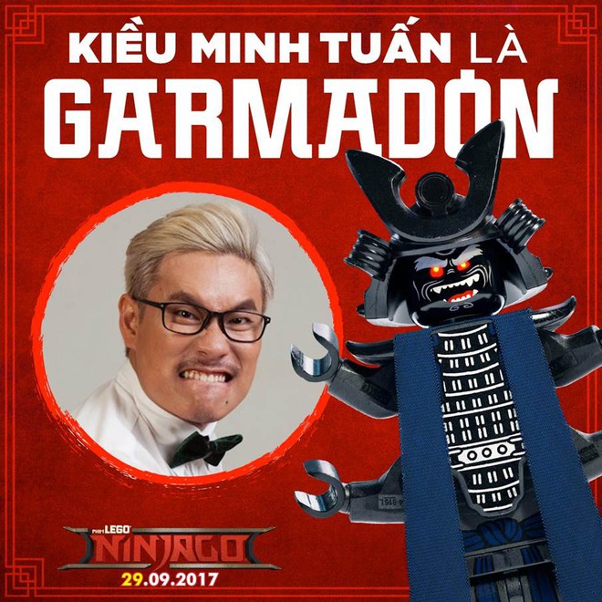 Kiều Minh Tuấn hóa thân thành gã bạo chúa Garmadon trong The Lego Ninjago Movie - Ảnh 2.