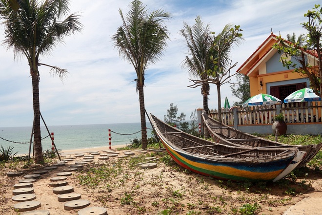 Đẹp m&ecirc; hồn con đường &ldquo;thuyền th&uacute;ng nghệ thuật&rdquo; rực rỡ sắc m&agrave;u cổ t&iacute;ch ở Quảng Nam - Ảnh 11.