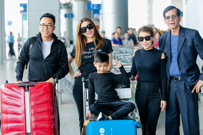 Hồ Ngọc Hà âu yếm Subeo, cùng cả gia đình đi lưu diễn tại Mỹ - Ảnh 4.