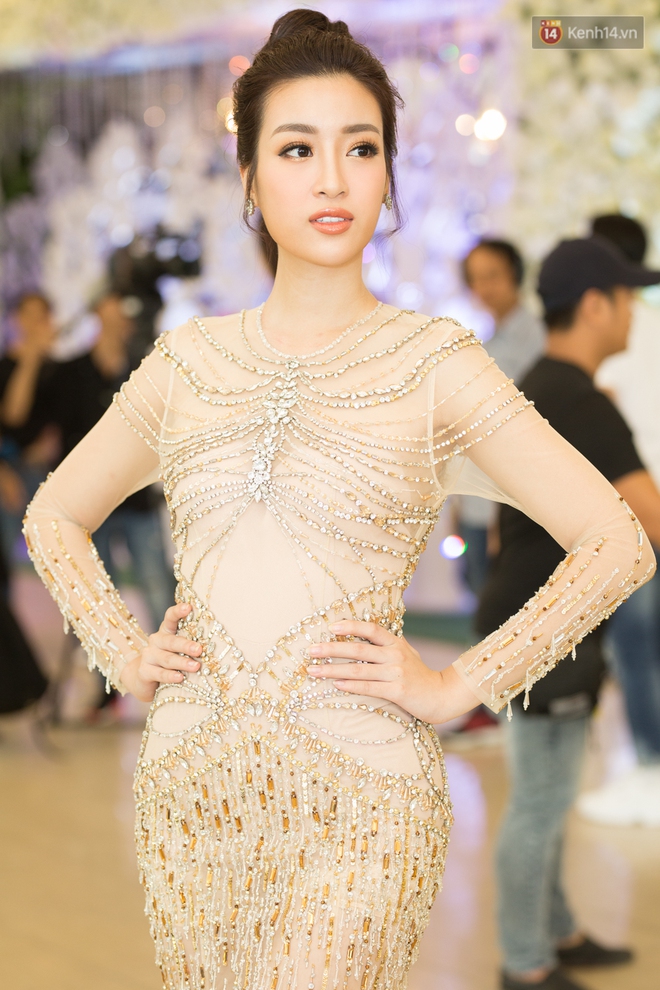 Cận cảnh nhan sắc Hoa hậu Mỹ Linh trước thềm lên đường đi thi Miss World 2017 - Ảnh 2.